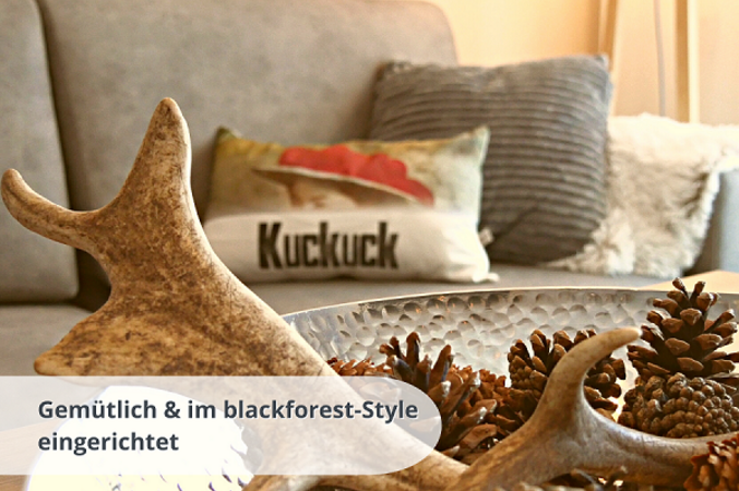 Individuell eingerichtet im blackforest-style