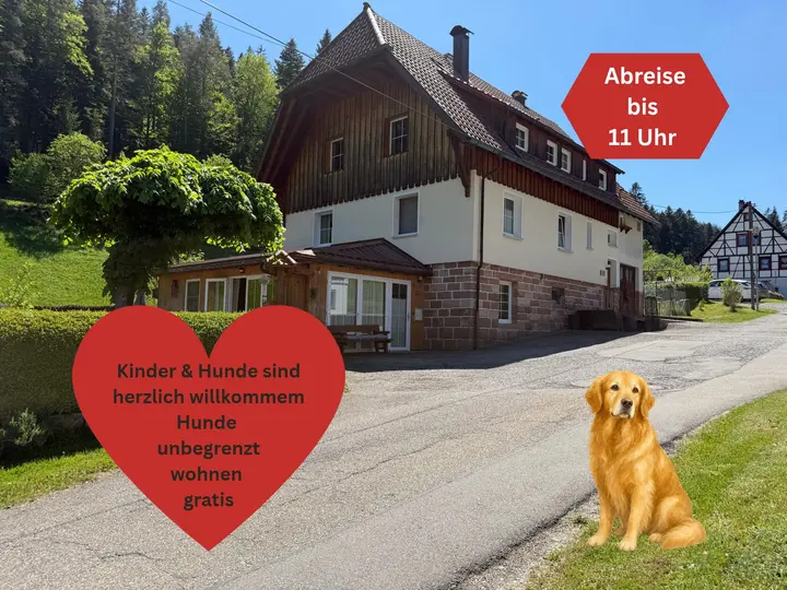 Ferienhaus Süßbächle Nordschwarzwald Enzklösterle Garten BBQ Sauna in Enzklösterle